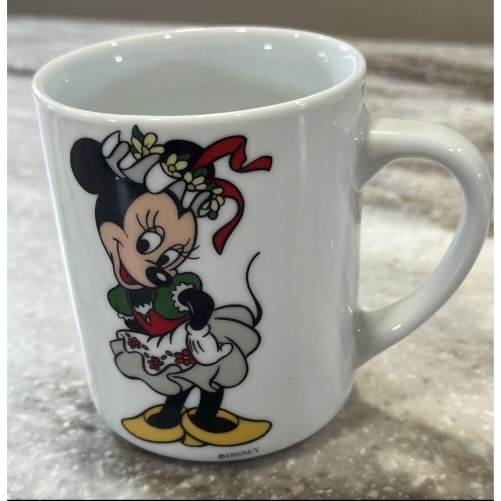 VTG Disney Minnie Mouse Ceramic Mug Reutter Porzellan West Germany